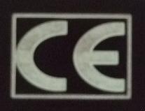 CE-Zeichen aus Laserfolie