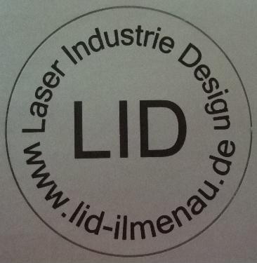 Logo rund mit Laser